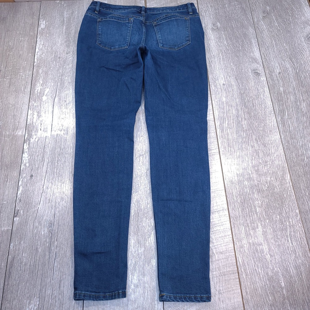 Prana Kara Jeans Women Size 10 Blue Dark Wash Skinny Organic Cotton Stretch - Picture 3 of 12